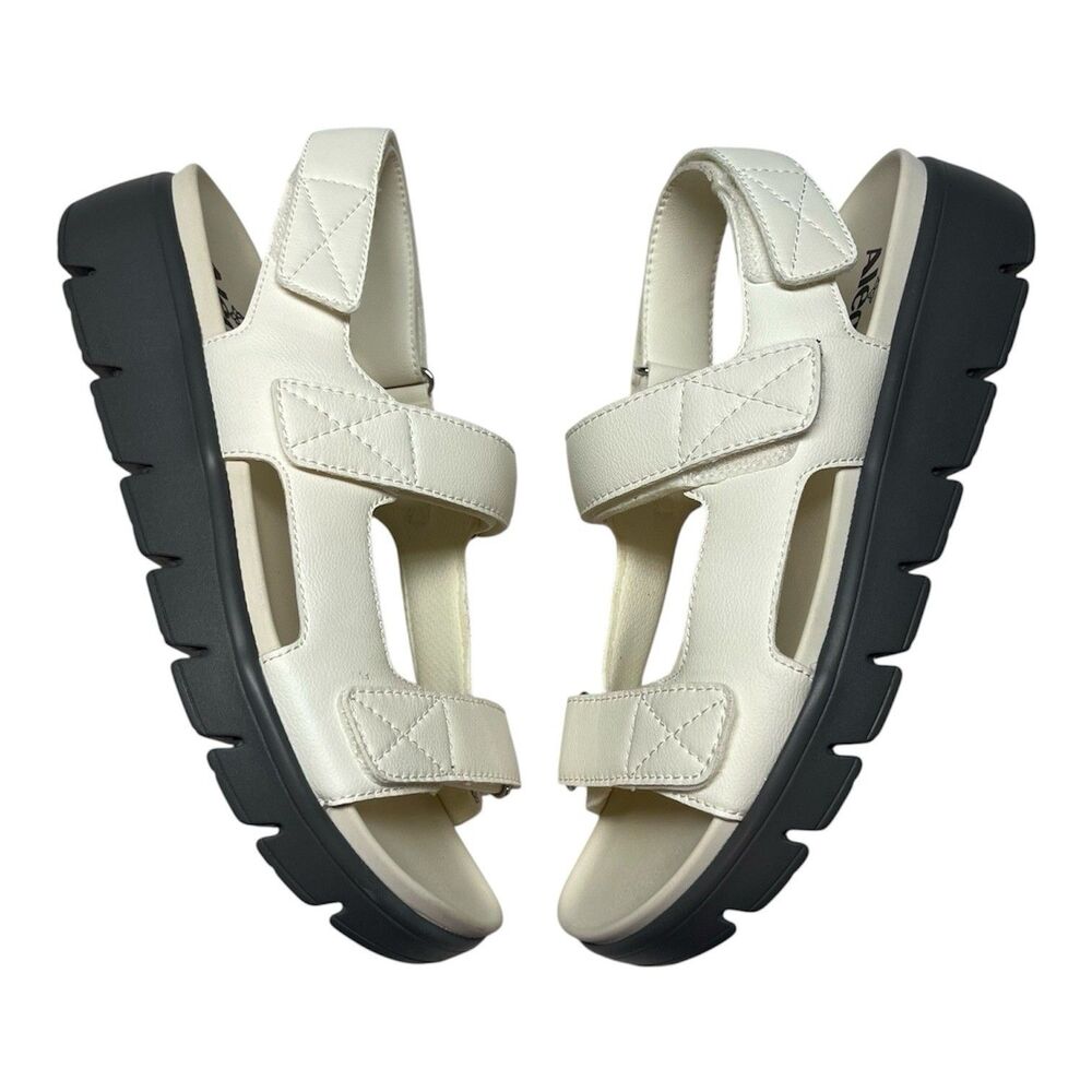 Alegria Adjustable Backstrap Sandals Henlee White
